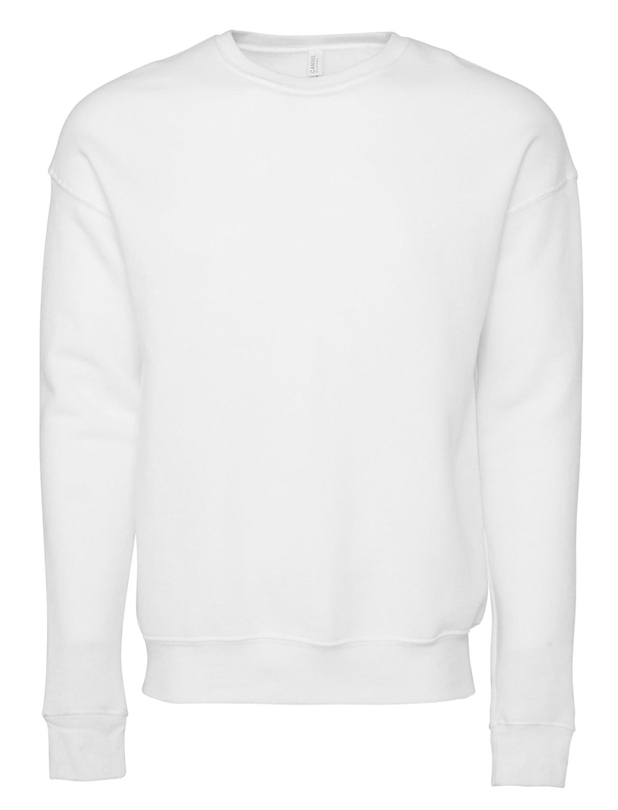 Bella Canvas Unisex Drop Shoulder Fleece - DTG White