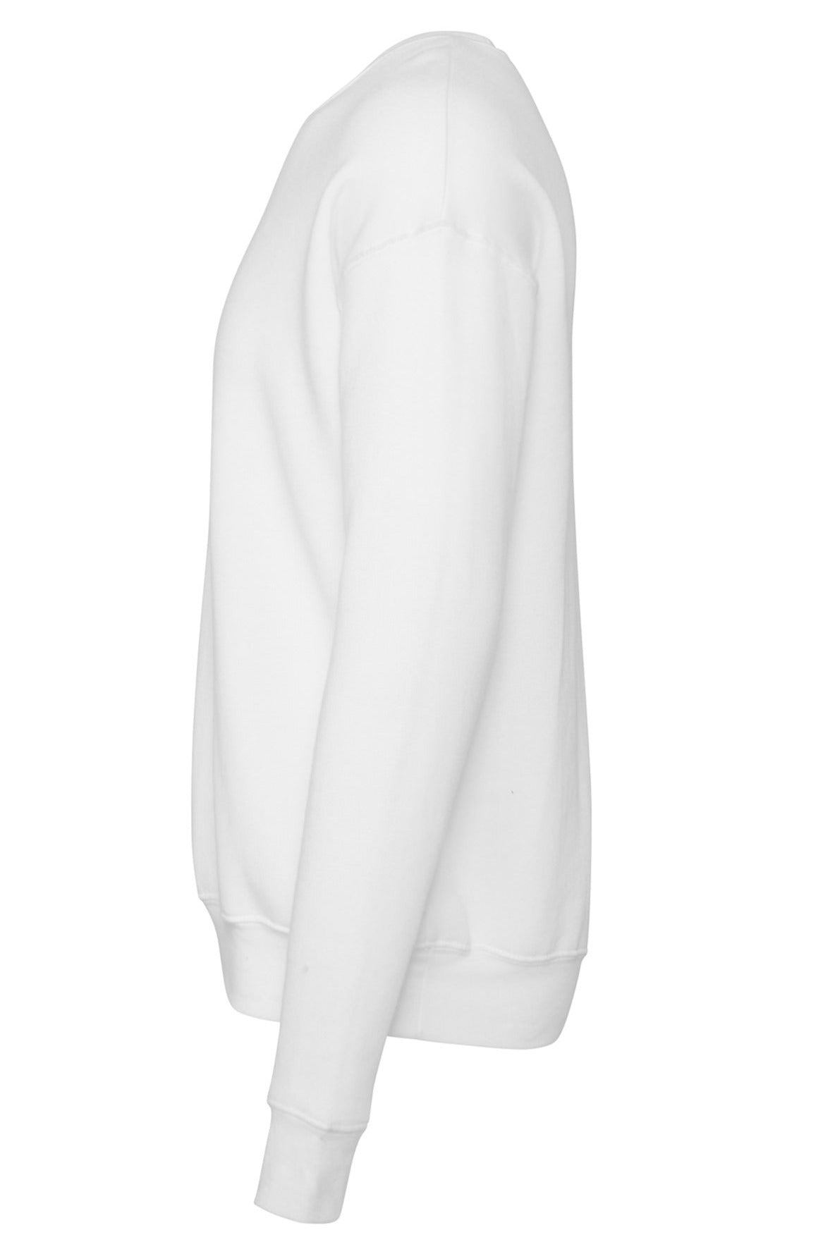 Bella Canvas Unisex Drop Shoulder Fleece - DTG White
