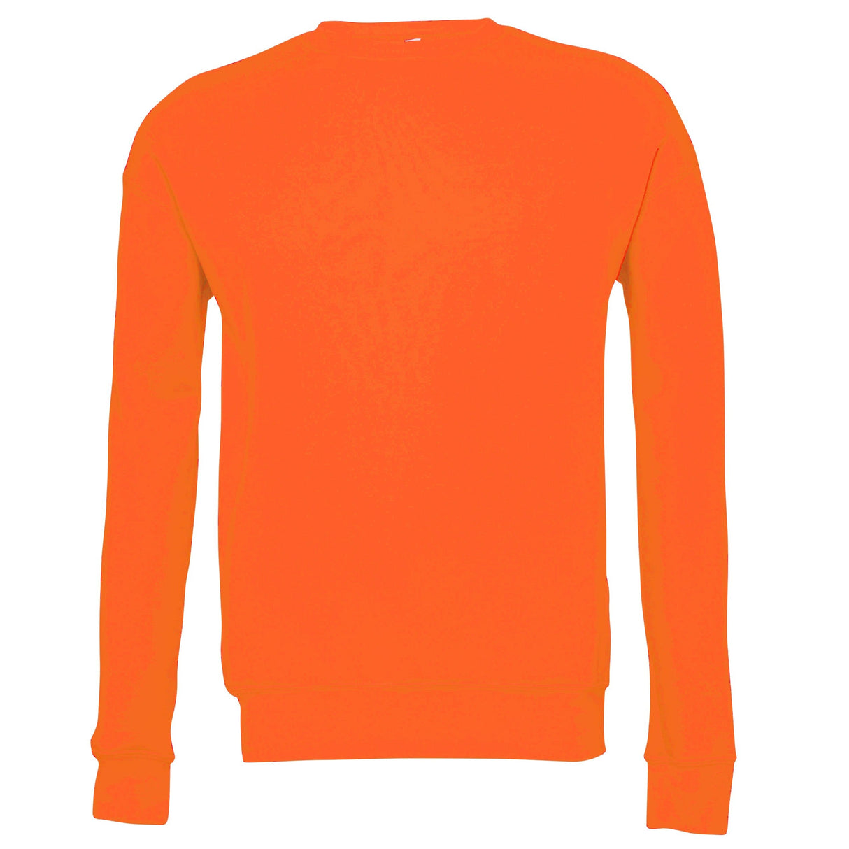 Bella Canvas Unisex Drop Shoulder Fleece - Orange