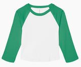 Bella Canvas Women's Micro Rib 3/4 Raglan Baby T-Shirt
