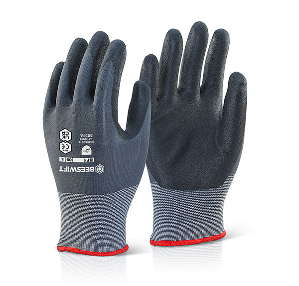 Beeswift Nitrile Pu Mix Coated Glove [Single Glove]
