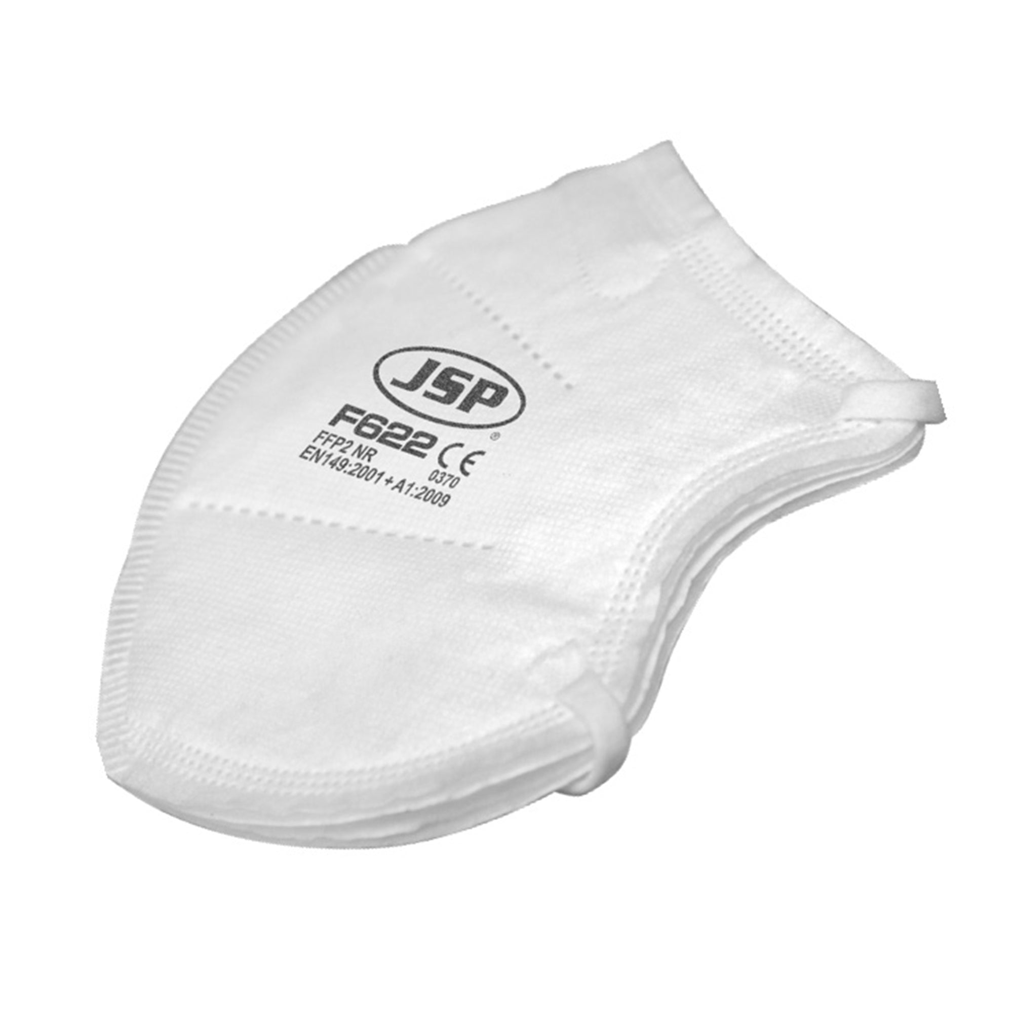 JSP Disposable Vertical Fold Flat Mask FFP2V (F622) - Box of 30