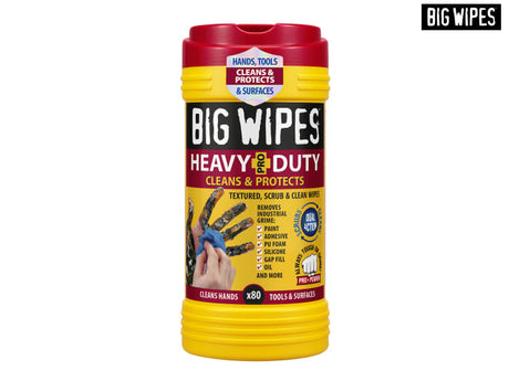 Big Wipes Heavy-Duty Pro+ Antiviral Wipes (Tub 80)