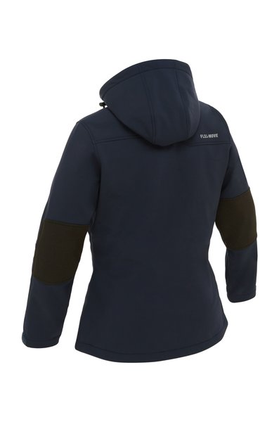 Bisley Womens Jacket Flx & Move™ Ripstop Softshell Jacket 320gsm #colour_navy