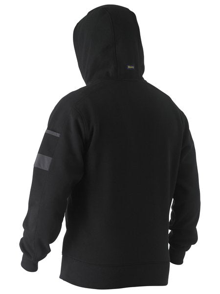 Bisley Work Fleece Hoodie #colour_black