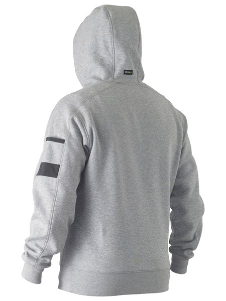 Bisley Work Fleece Hoodie #colour_grey