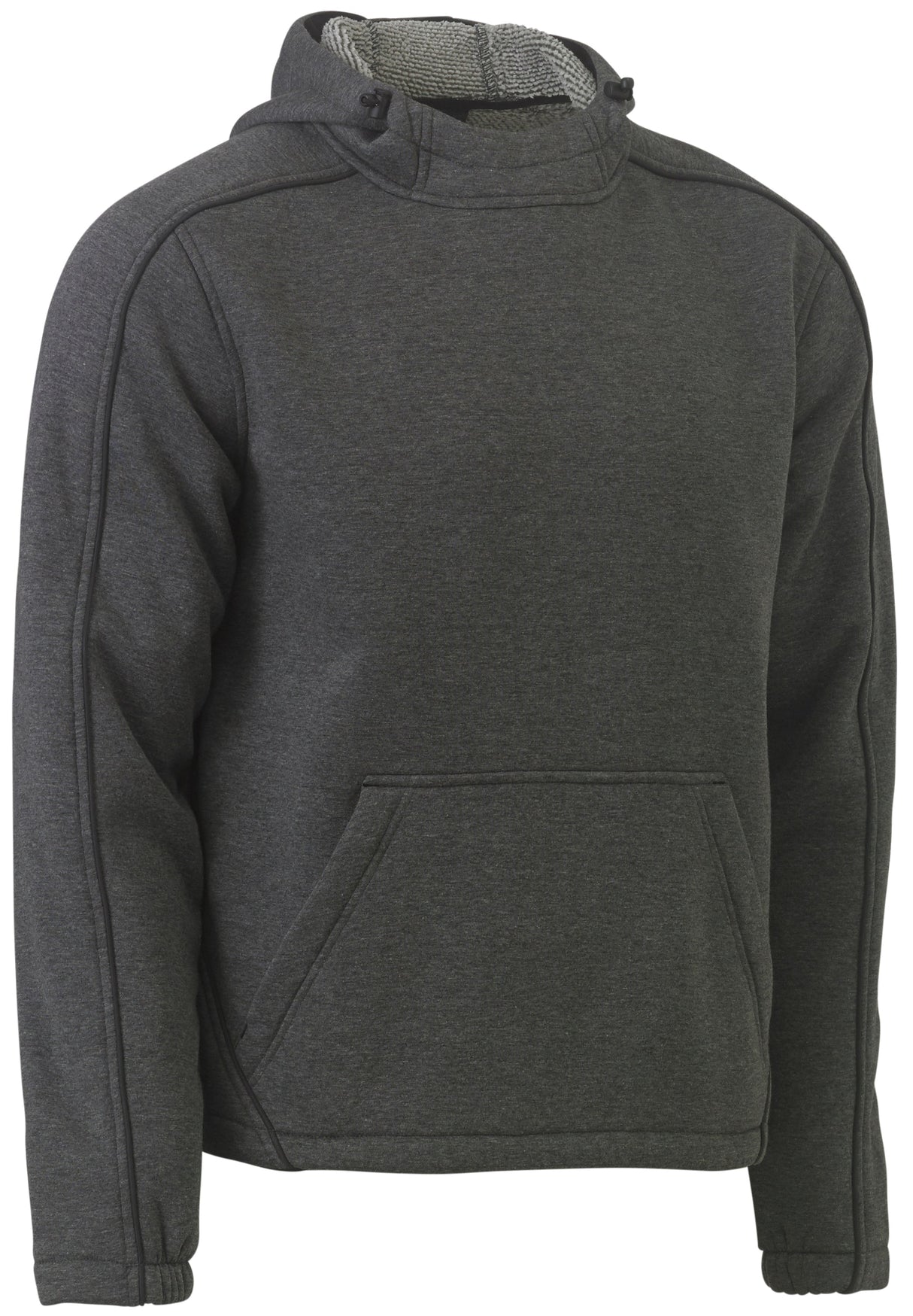 Bisley Flx And Move™ Marle Fleece Hoodie Jumper #colour_charcoal