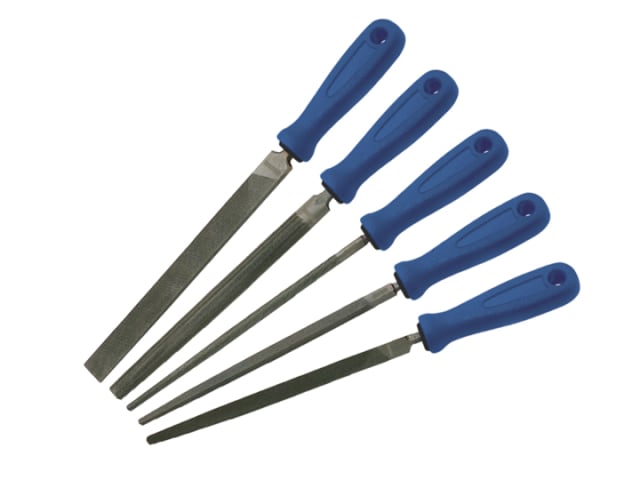 Expert Second Cut File Set, 5 Piece