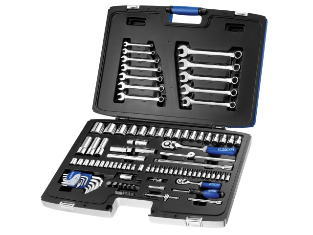 Expert 1/4 & 1/2in Drive Socket & Spanner Set, 101 Piece