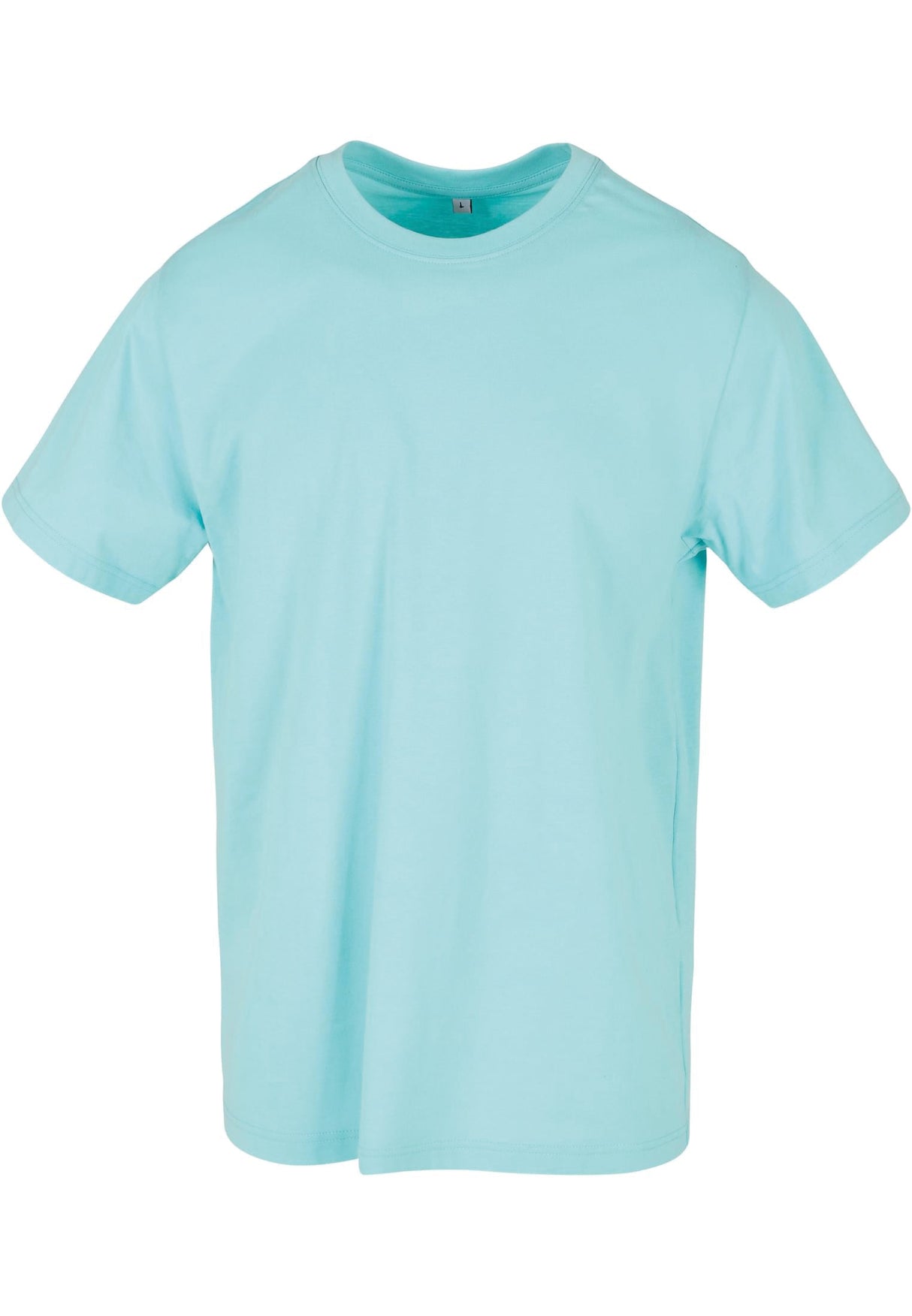 Build Your Brand T-Shirt Round-Neck - Beryl Blue