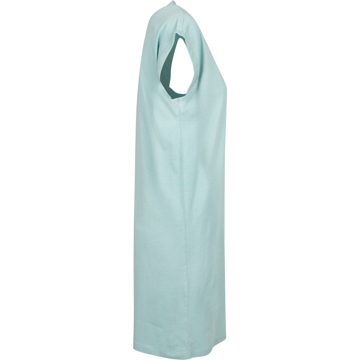 Build Your Brand Women's Turtle Extended Shoulder Dress - Bluemint