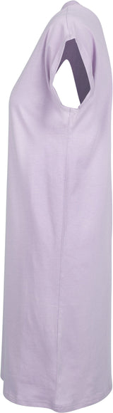 Build Your Brand Women's Turtle Extended Shoulder Dress - Lilac