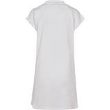 Build Your Brand Women's Turtle Extended Shoulder Dress - White