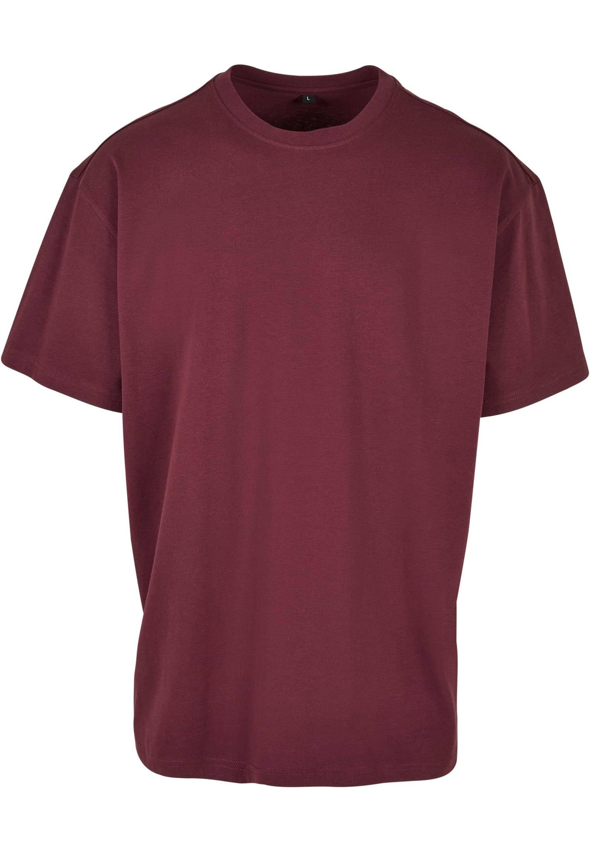 Build Your Brand Heavy Oversized Tee - Cherry