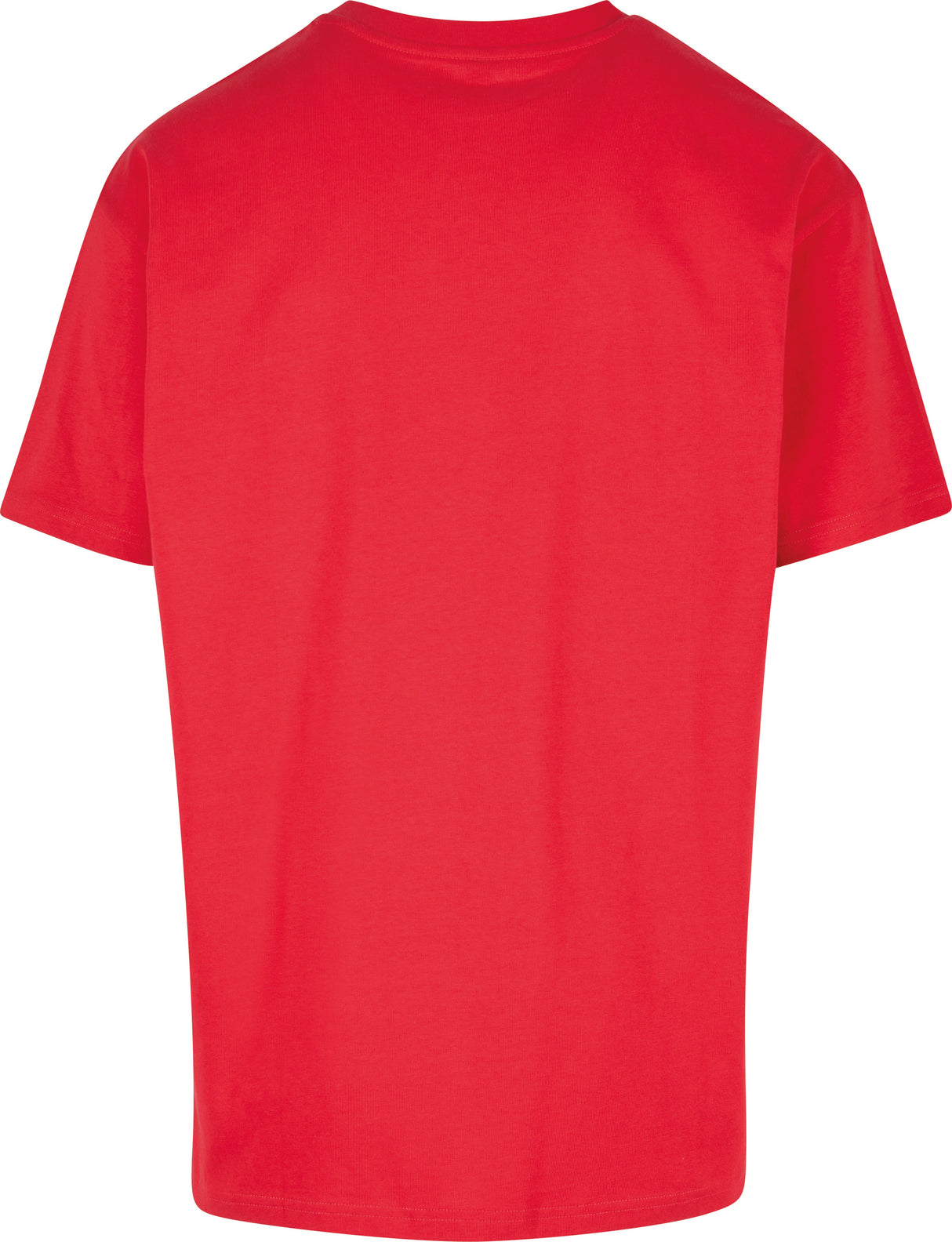 Build Your Brand Heavy Oversized Tee - City Red