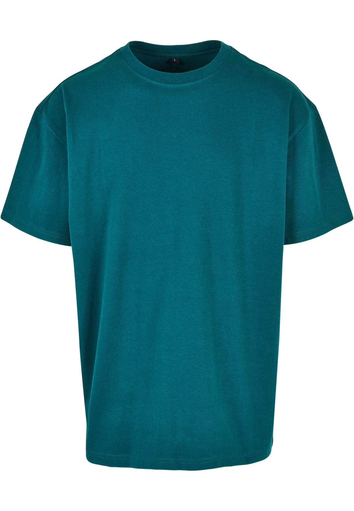 Build Your Brand Heavy Oversized Tee - Retro Green