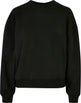 Build Your Brand Women's Oversized Crew Neck Sweatshirt