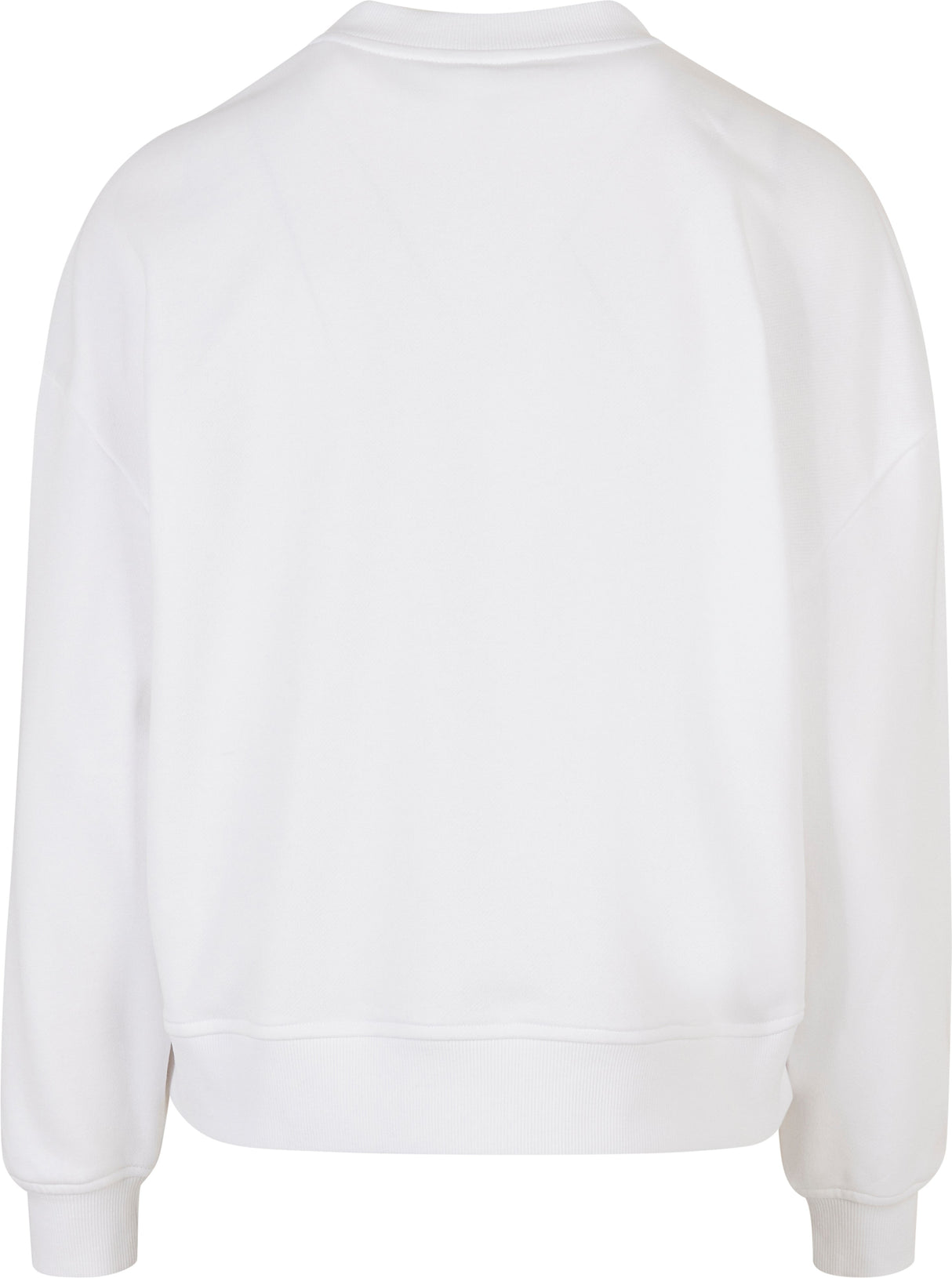 Build Your Brand Women's Oversized Crew Neck Sweatshirt