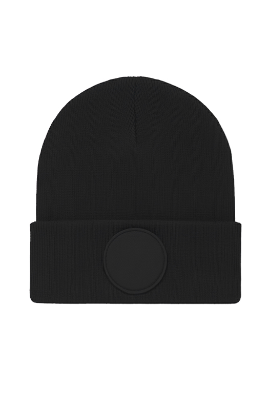 Uneek Circular Patch Beanie