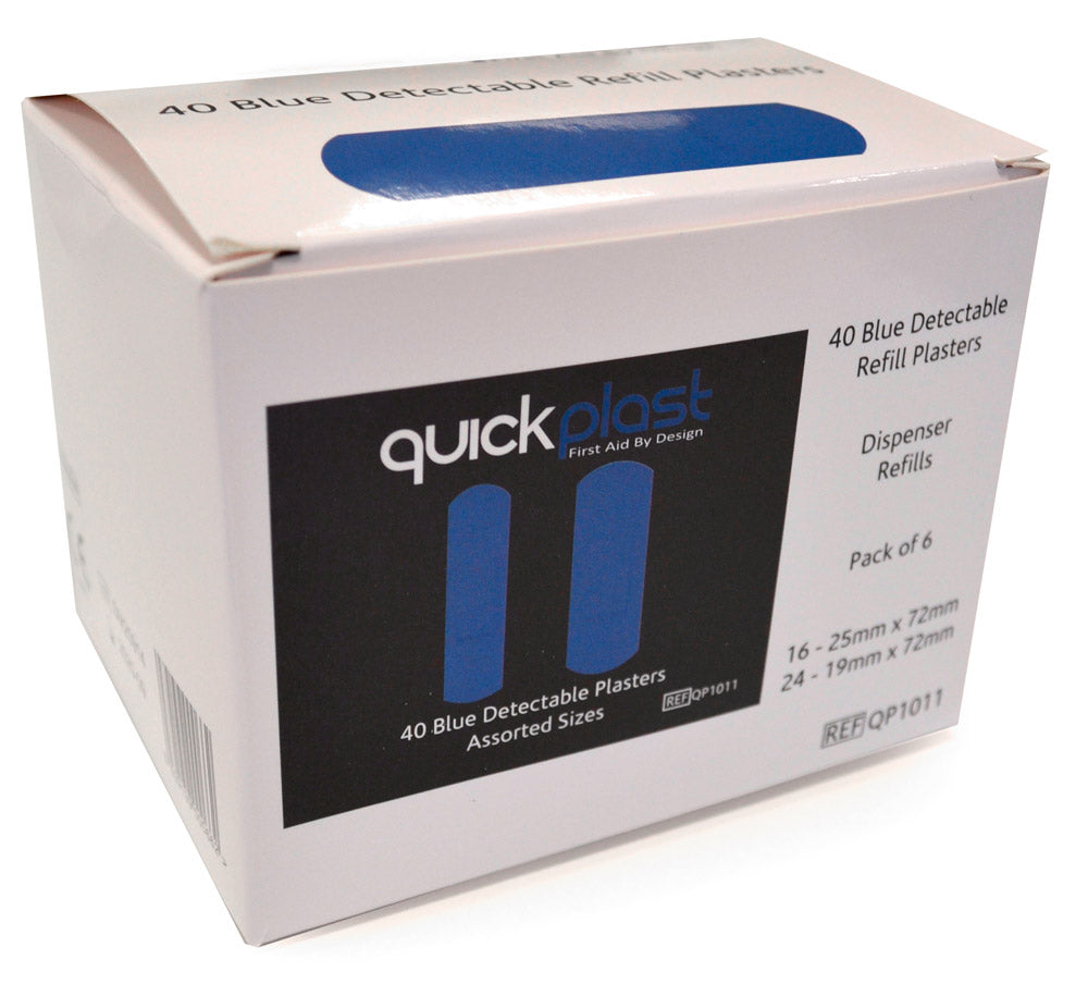 Beeswift Click Medical Quickplast Blue Detectable Plasters