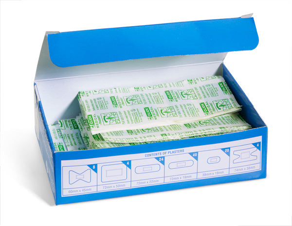 Beeswift Click Medical Plasters Blue Metal Detectable Assorted
