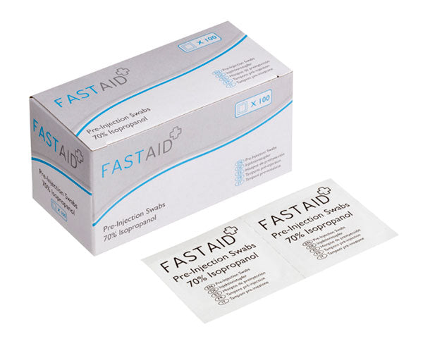 Beeswift Fastaid Preinjection Swabs 70 Percent Ipa
