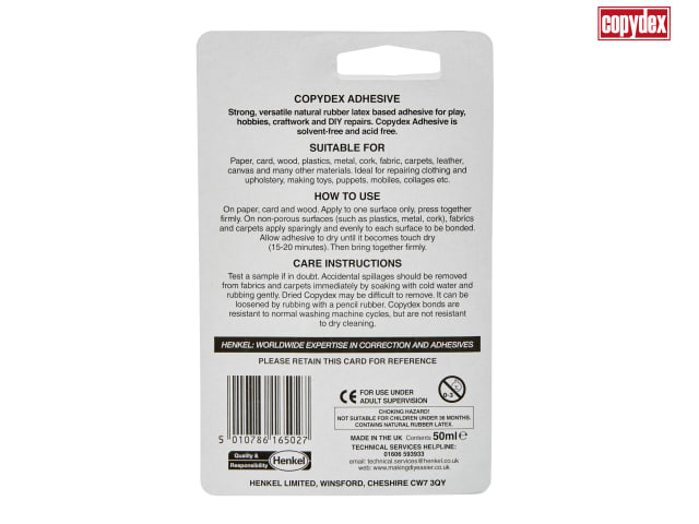 Copydex Copydex Adhesive Tube 50ml