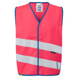 Leo Workwear NEONSTARS Leo EcoViz Childrens Waistcoat (EN 17353)