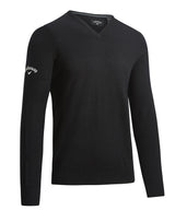 Callaway Ribbed V-Neck Merino Sweater