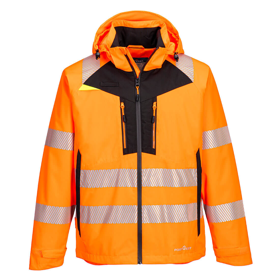 Portwest DX4 Hi-Vis Rain Jacket #colour_orange