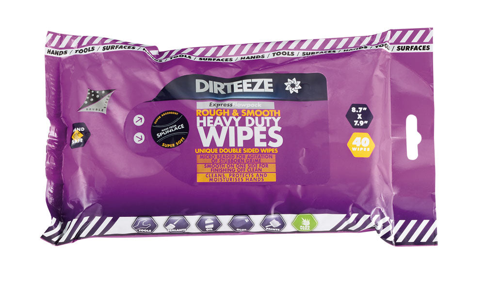 Beeswift Rough And Smooth Wipes (Pack Of 40)