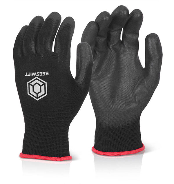 Beeswift Pu Palm Coated Glove