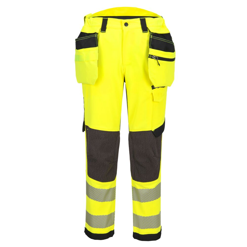 Portwest EV4 Hi-Vis Stretch Detachable Holster Class 2 Trousers