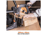 Evolution R255SMS+ Pro Multi-Material Sliding Mitre Saw 255mm 2000W 240V