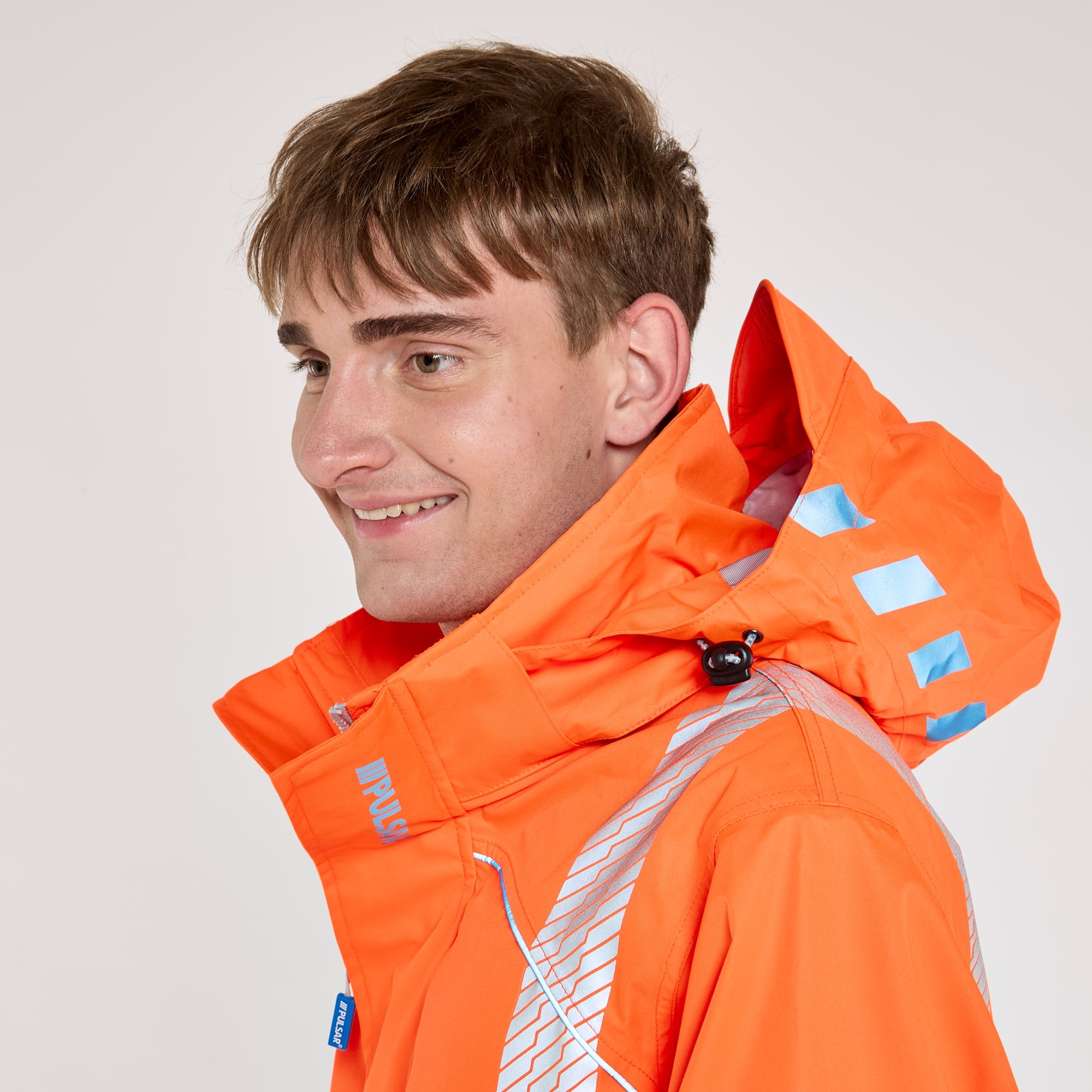 Pulsar Storm Coat Orange - Recycled Content