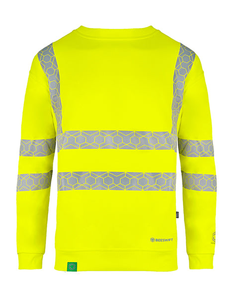Beeswift Envirowear Recyclable Hi-Vis Sweatshirt