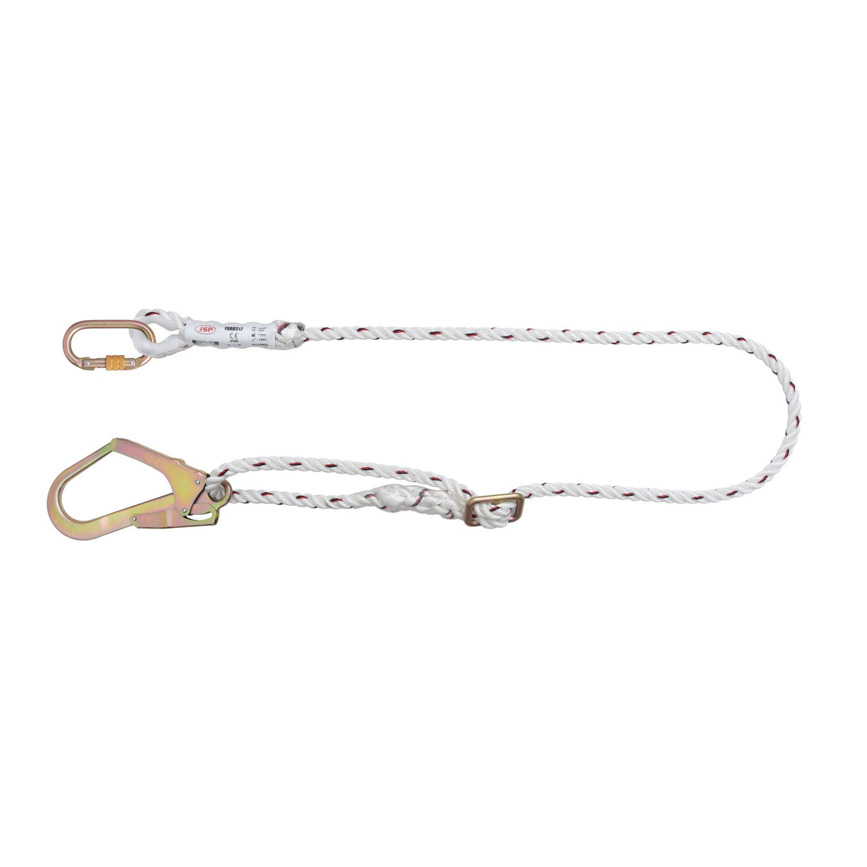 JSP Spartan 2m Adjustable Restraint Lanyard with Scaffold Hook