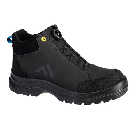 Portwest Ridge Composite Mid Boot S3S ESD SR FO #colour_black-blue