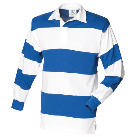 Front Row Sewn Stripe Long Sleeve Rugby Shirt