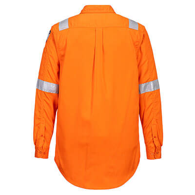 Portwest FR Lightweight Anti-static Shirt #colour_orange