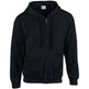 Gildan Heavy Blend Full Zip Hooded Sweatshirt - Black