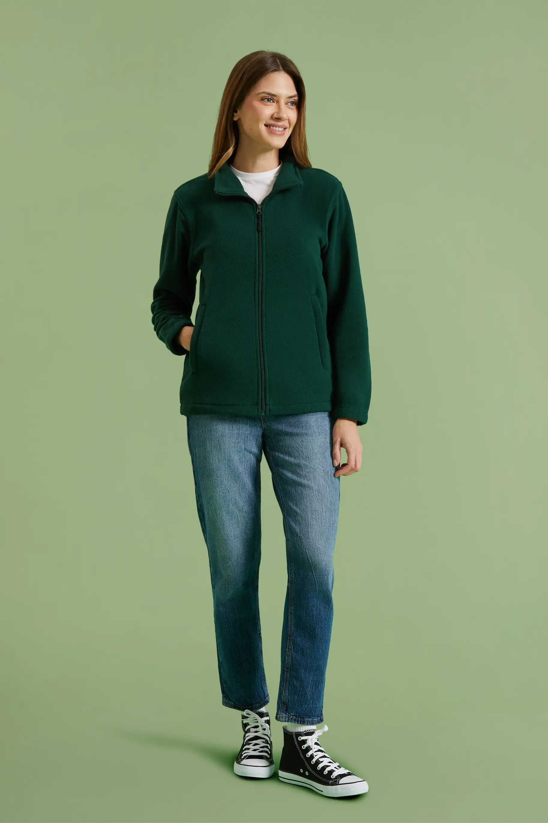 Uneek 300GSM Eco Full Zip Fleece Jacket