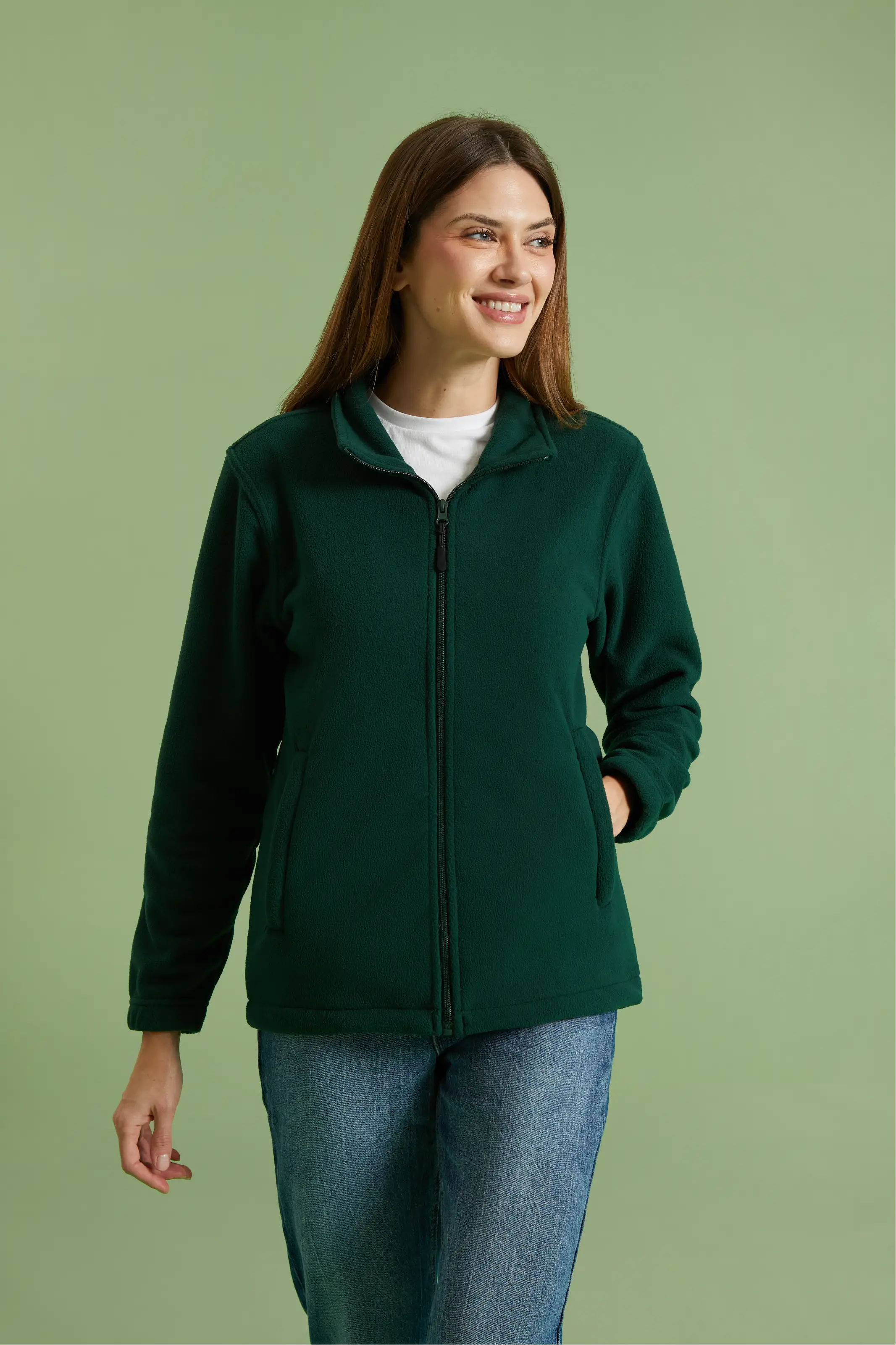 Uneek 300GSM Eco Full Zip Fleece Jacket