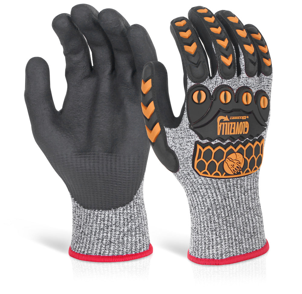 Beeswift Glovezilla Nitrile Palm Coated Glove GZ04