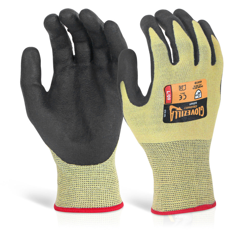 Beeswift Glovezilla Nitrile Palm Coated Glove GZ06