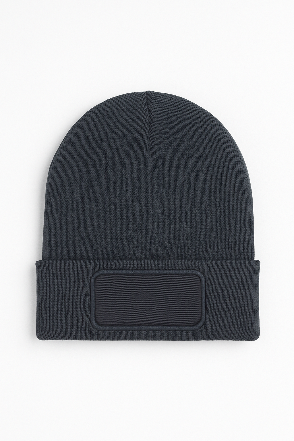 Uneek Rectangular Patch Beanie