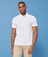 Henbury Classic Cotton Piqué Polo With Stand-Up Collar