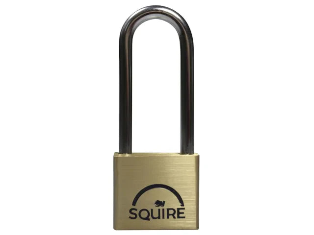 Squire LN4LS Lion Brass Padlock 5-Pin 40mm - 65mm Long Shackle