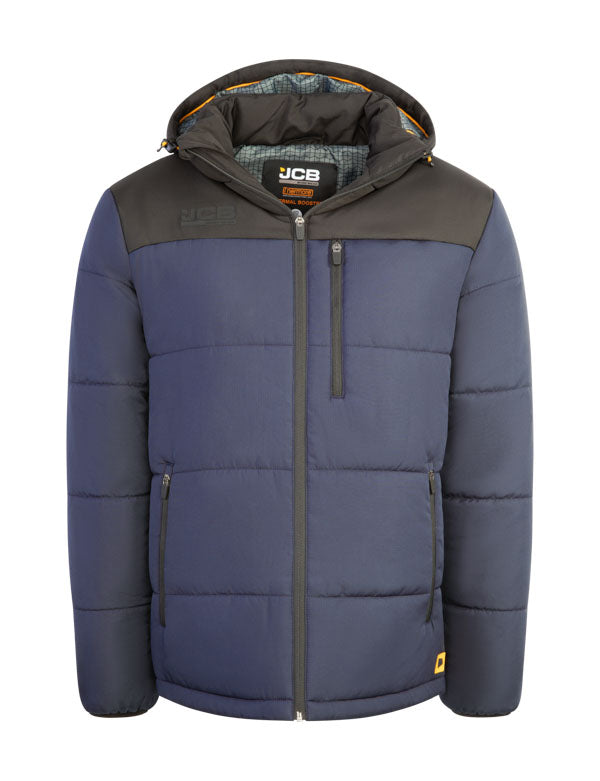 JCB Unisex Padded Jacket With Hood