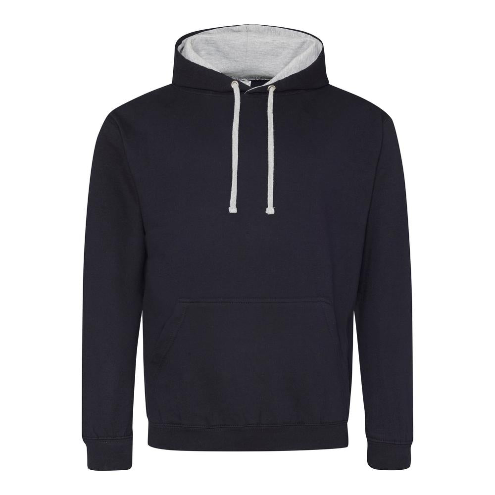 Awdis Just Hoods Varsity Hoodie - New French Navy/Heather Grey*?